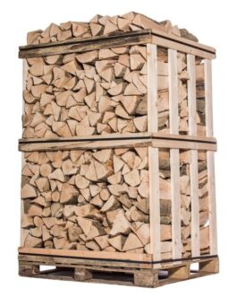 Palette Brennholz 25 cm – Hartholz-Mix – 2 m³ / 3 Ster – Natürlich getrocknet