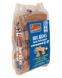 WOODSTOCK Premium Brennholz 40 cm – 1 Palette + 8 Anzündholzsäcke gratis