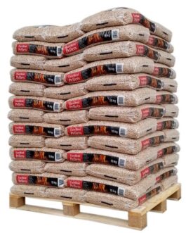 Excellent Pellets Holzpellets – Palette mit 65 Säcken à 15 kg – DIN Plus / ENplus A1