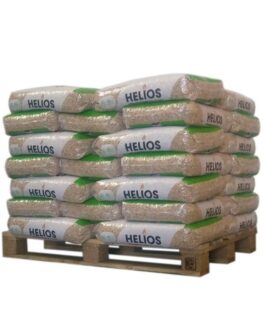 HELIOS Holzpellets – 1/2 Palette mit 35 Säcken à 15 kg – DIN Plus / ENplus A1